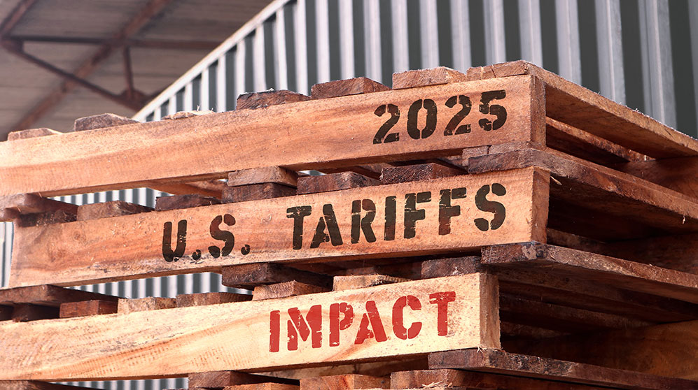 Photo of empty shipping crates